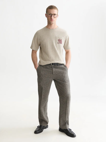 Bonded Chest Pocket And Artwork Relaxed-Fit T-Shirt