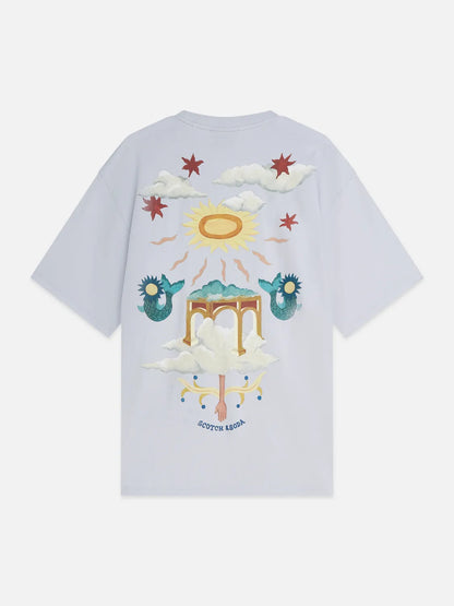 Front And Back Artwork Loose-Fit T-Shirt