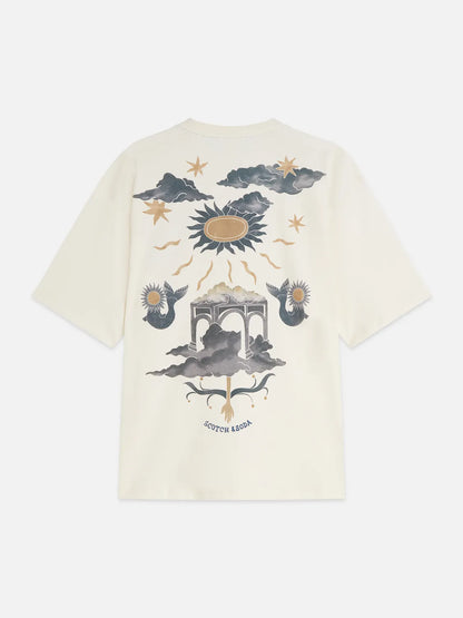 Front And Back Artwork Loose-Fit T-Shirt