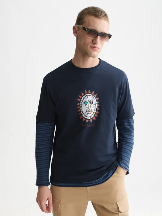Front Artwork Relaxed-Fit T-Shirt