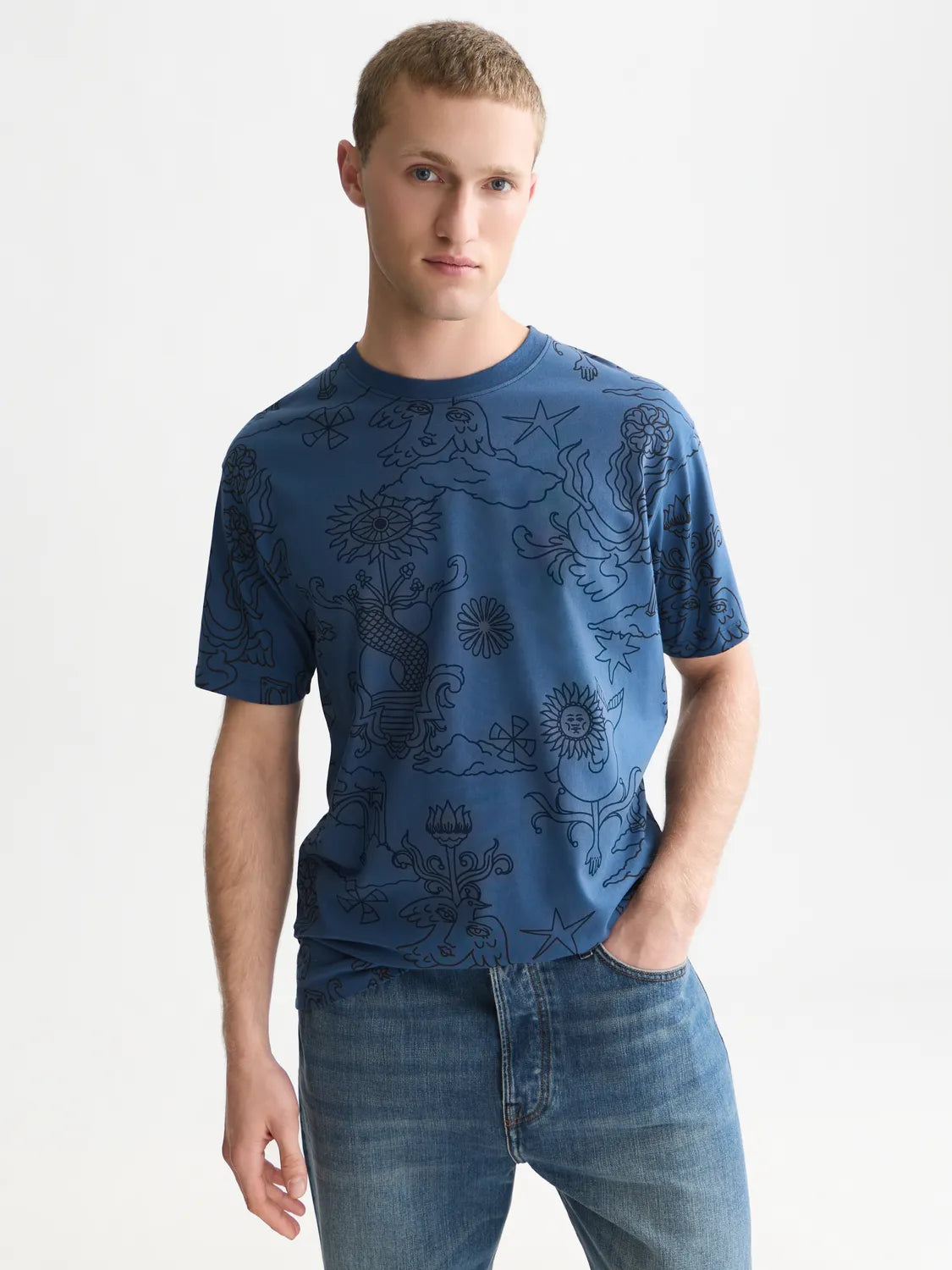 Printed Relaxed-Fit T-Shirt