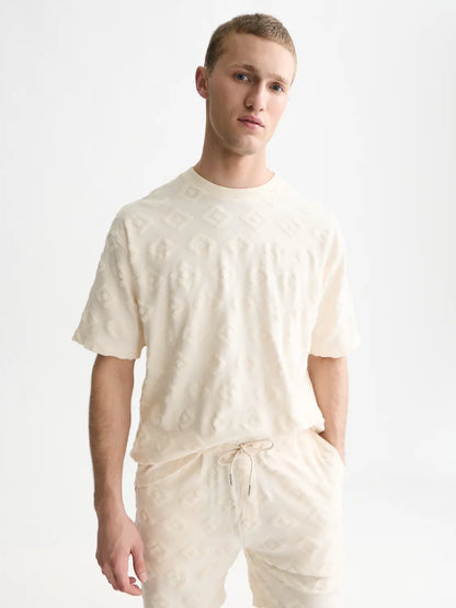 Jacquard Loose-Fit T-Shirt