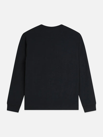 Henley Slub Regular-Fit Long Sleeved T-Shirt
