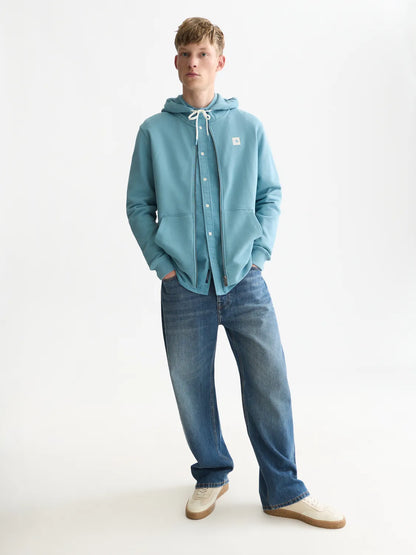 Logo Badge Regular-Fit Zip-Through Hoodie