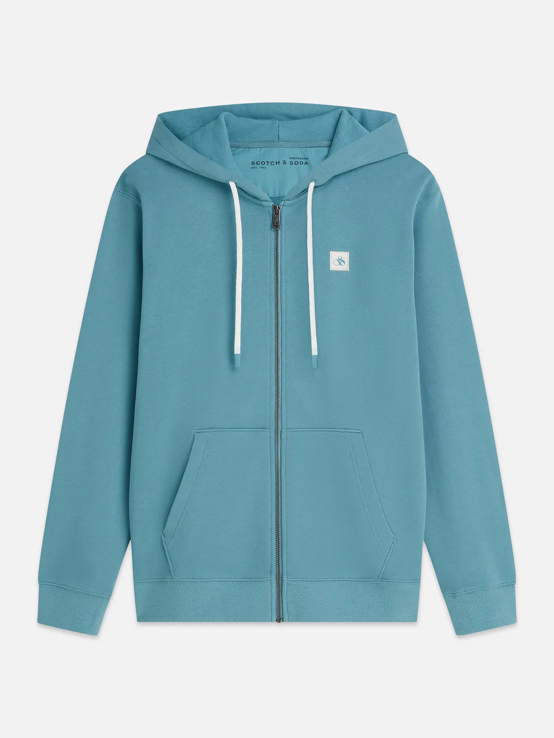 Logo Badge Regular-Fit Zip-Through Hoodie