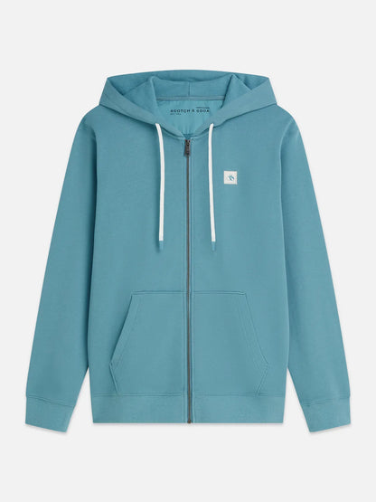 Logo Badge Regular-Fit Zip-Through Hoodie