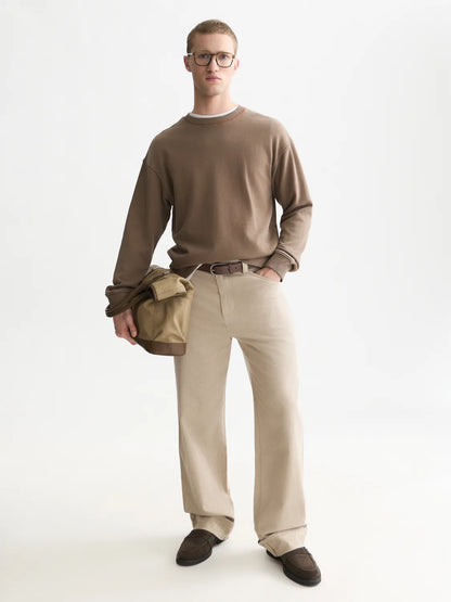 Washed Relaxed-Fit Sweatshirt