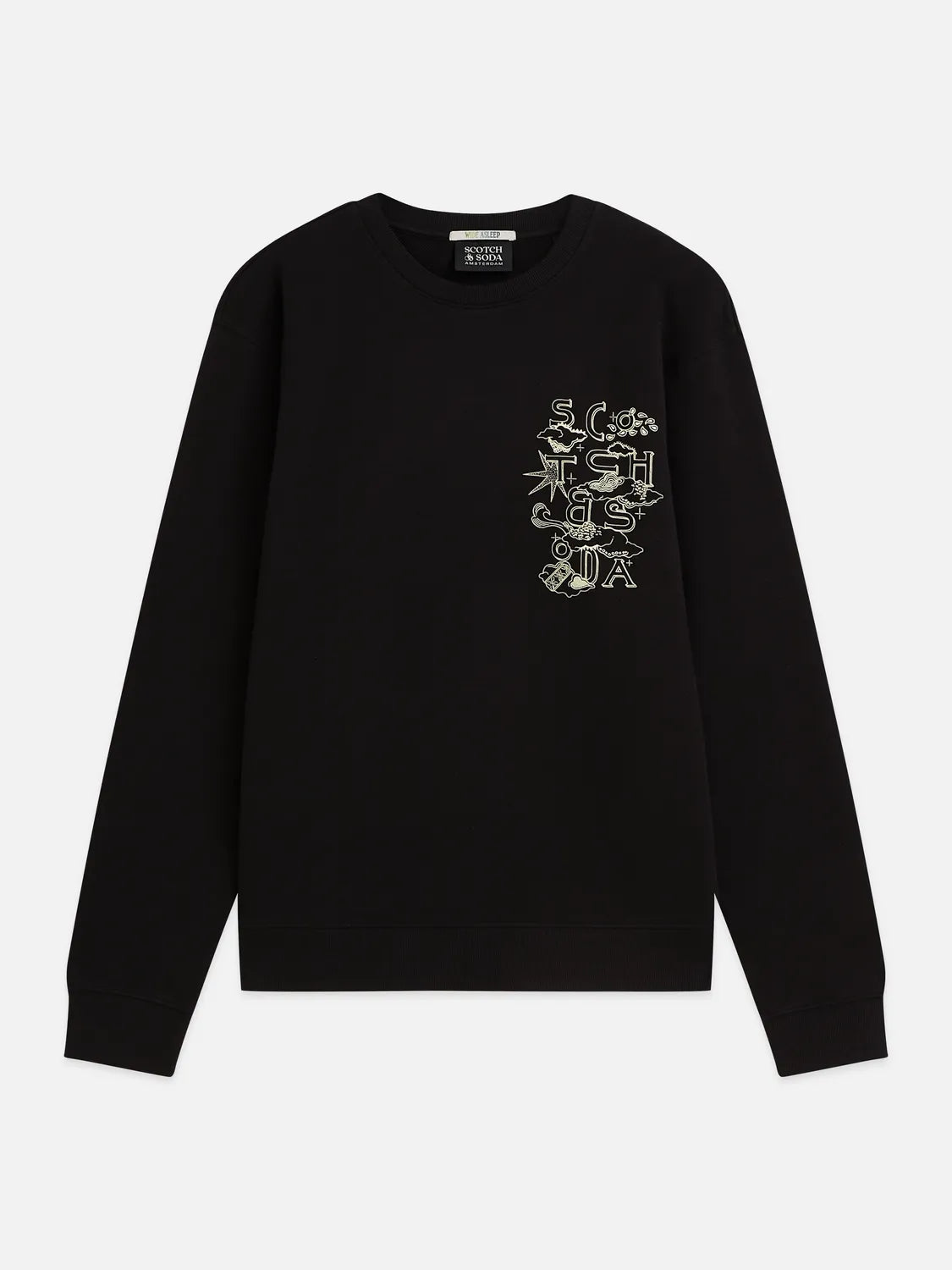 Left Chest Artwork Regular-Fit Sweatshirt