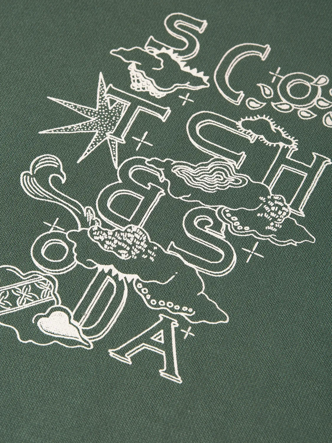 Left Chest Artwork Regular-Fit Sweatshirt