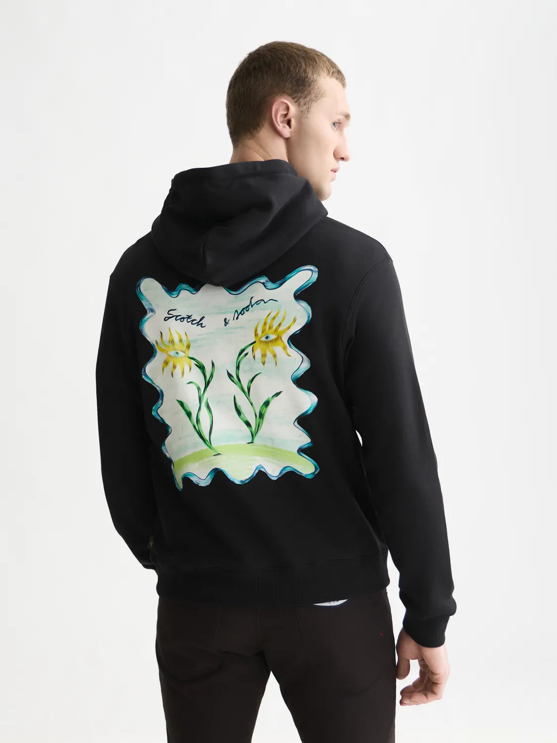Front And Back Artwork Regular-Fit Hoodie