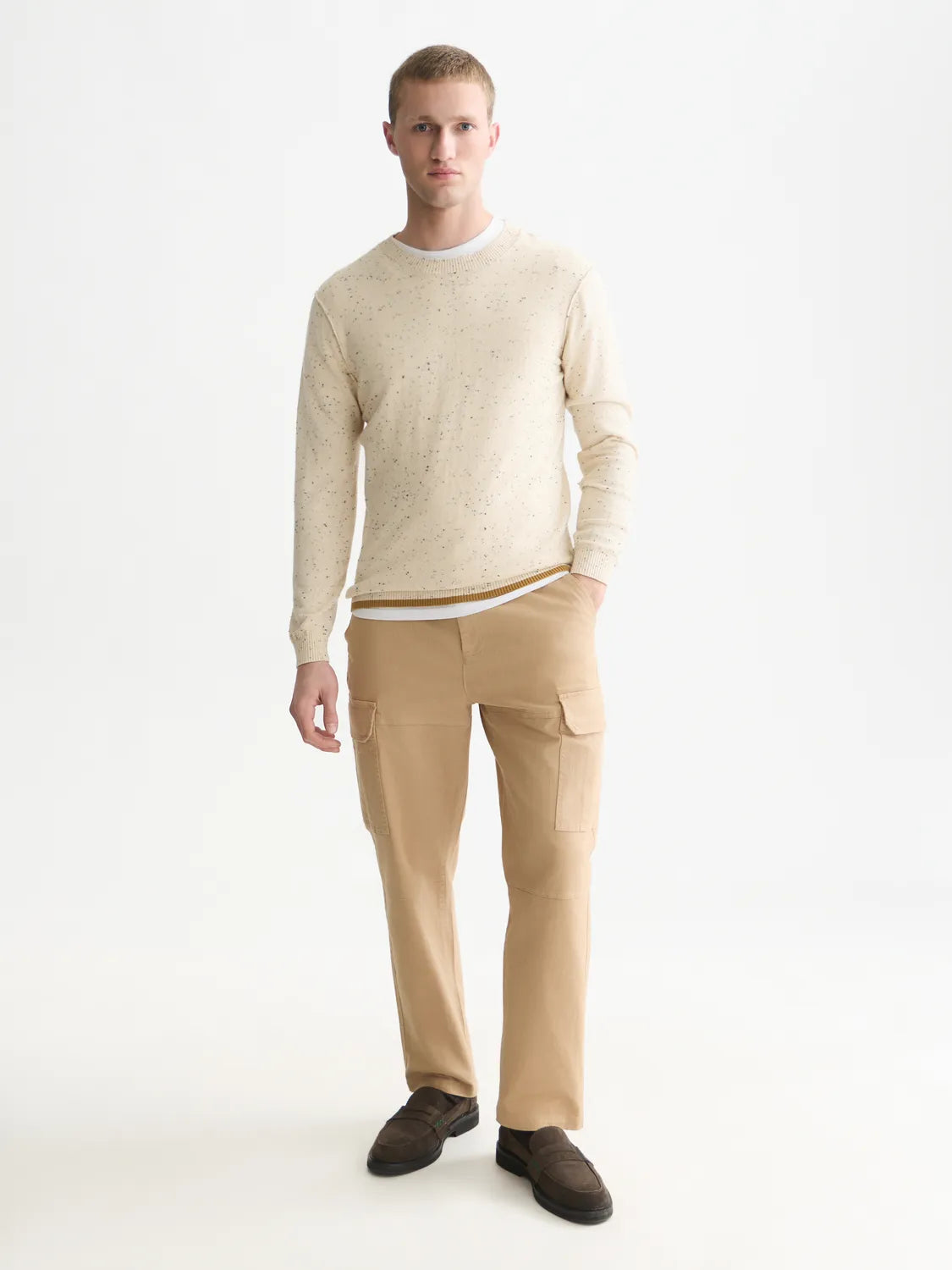 Neps Wool-Blend Regular-Fit Pullover