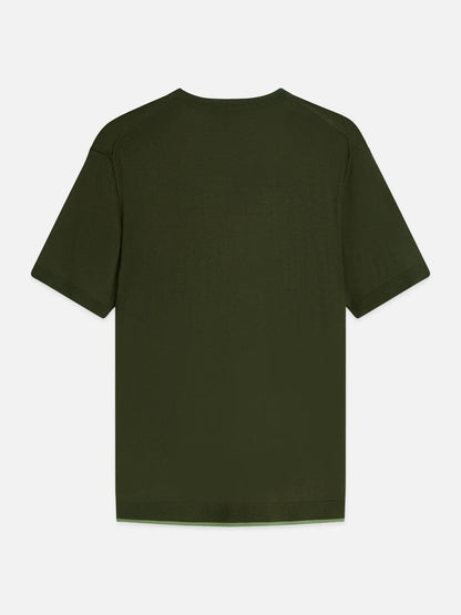 Knitted Wool-Blend Relaxed-Fit T-Shirt
