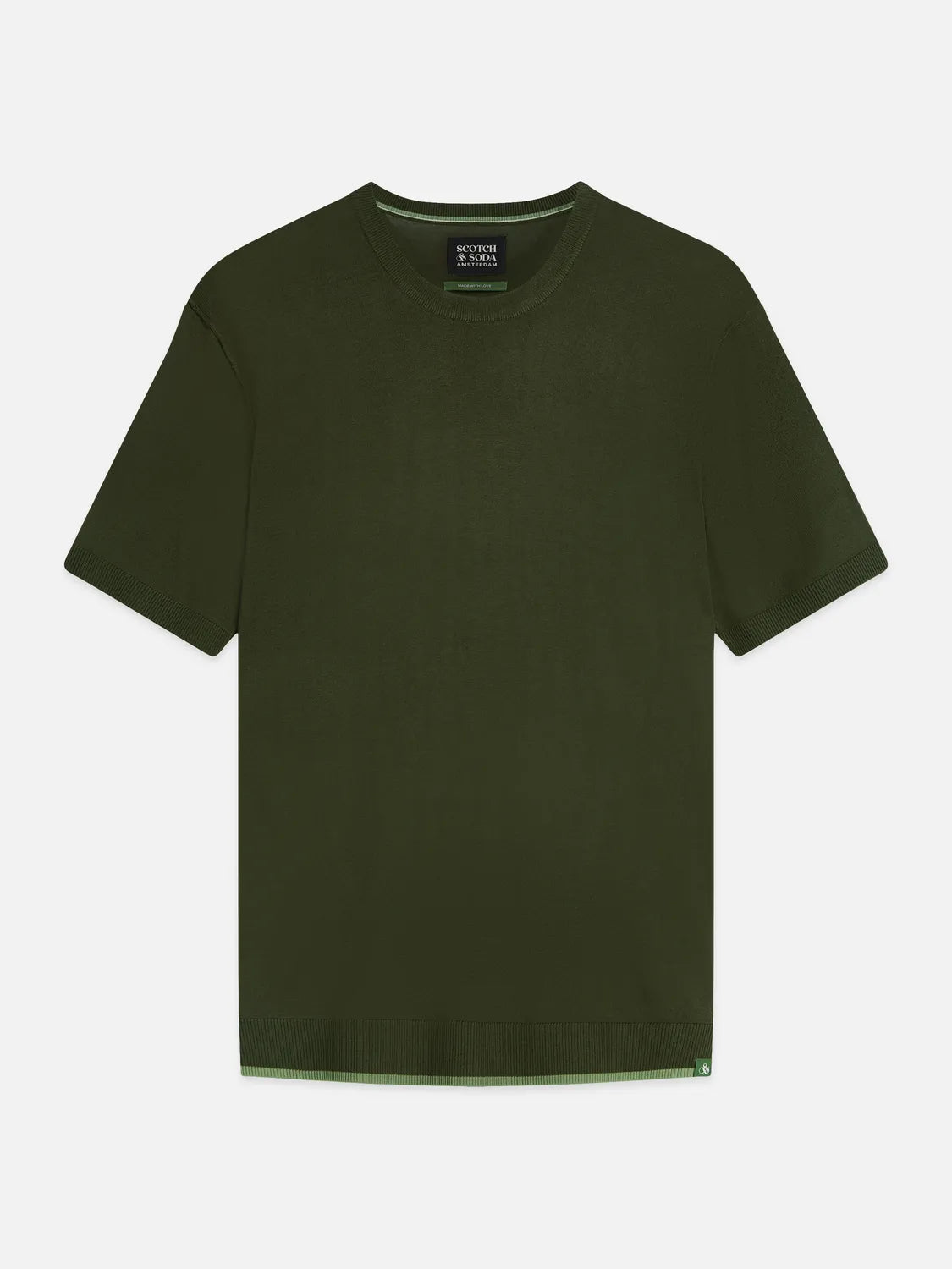 Knitted Wool-Blend Relaxed-Fit T-Shirt