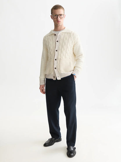 Multi-Yarn Loose-Fit Cardigan