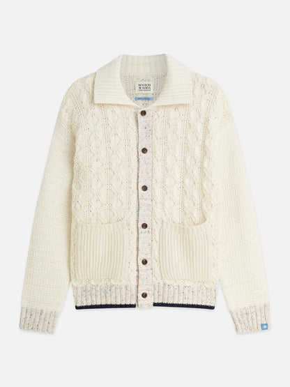 Multi-Yarn Loose-Fit Cardigan