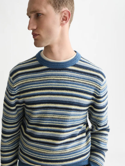 Soft Knit Stripe Regular-Fit Pullover