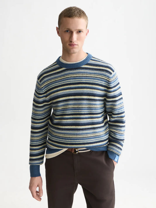 Soft Knit Stripe Regular-Fit Pullover
