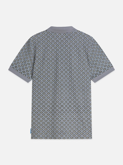 Micro-Printed Regular-Fit Polo