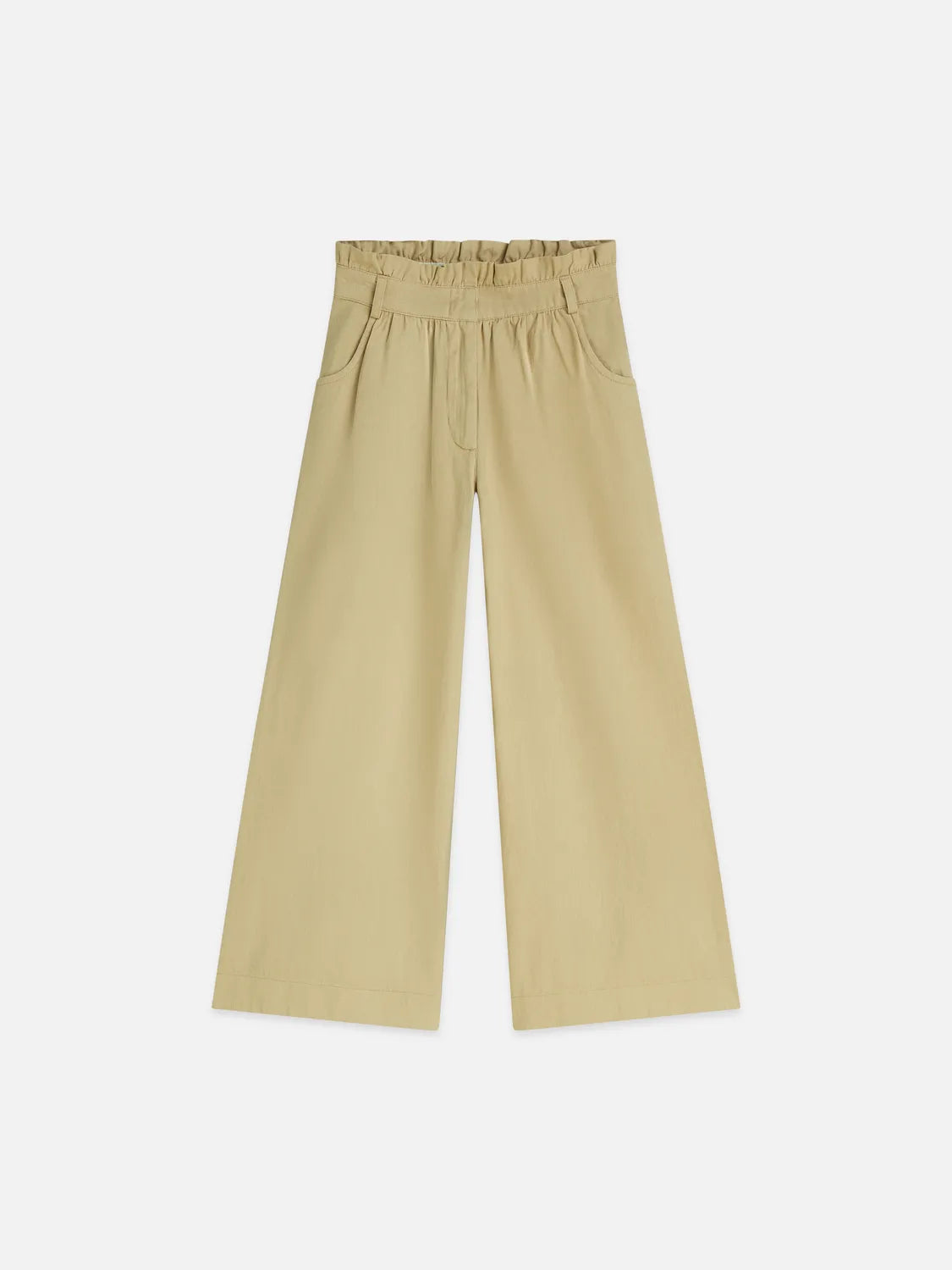 Girls' Paper Bag High Rise Wide-Leg Pant