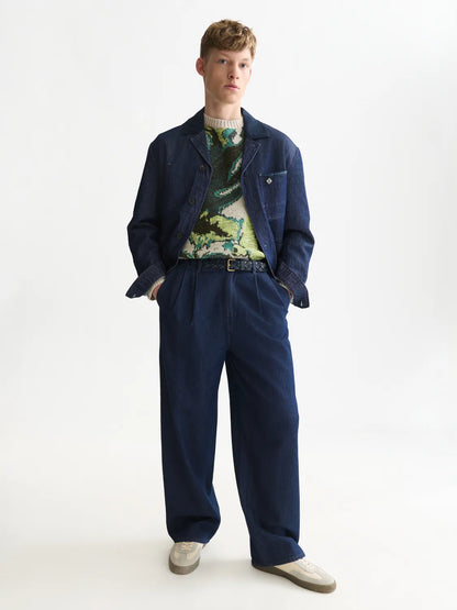 Loose-Fit Chino Jeans