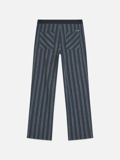 Otis Striped Linen Blend Straight-Fit Jogger