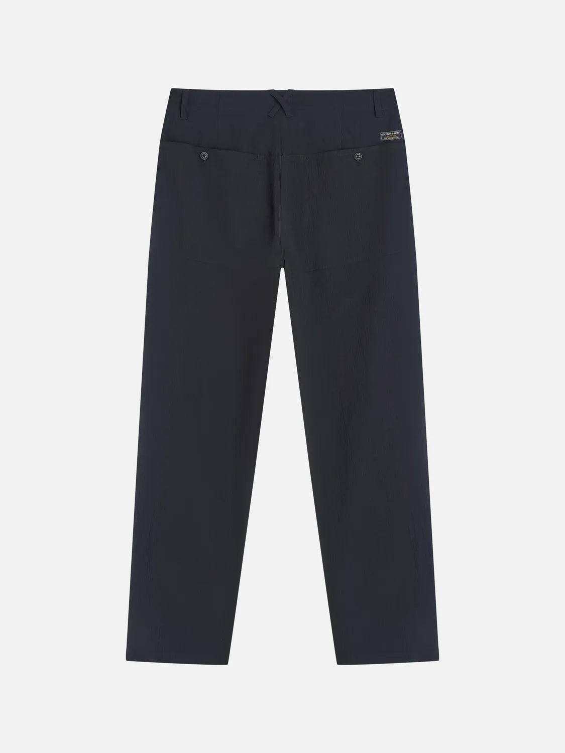 Crinkled Cotton-Blend Relaxed Straight-Fit Chino