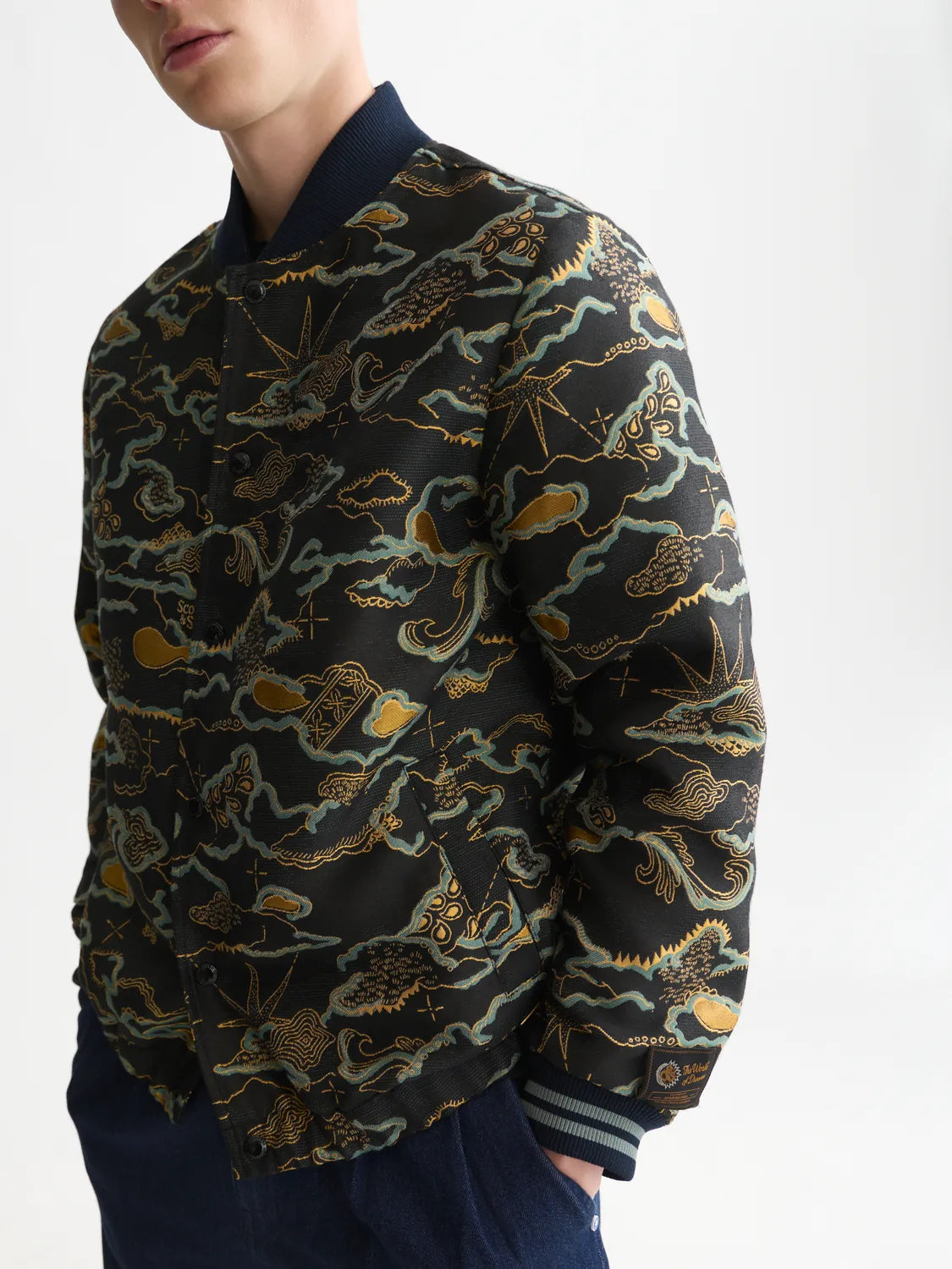 Festive Jacquard Blouson