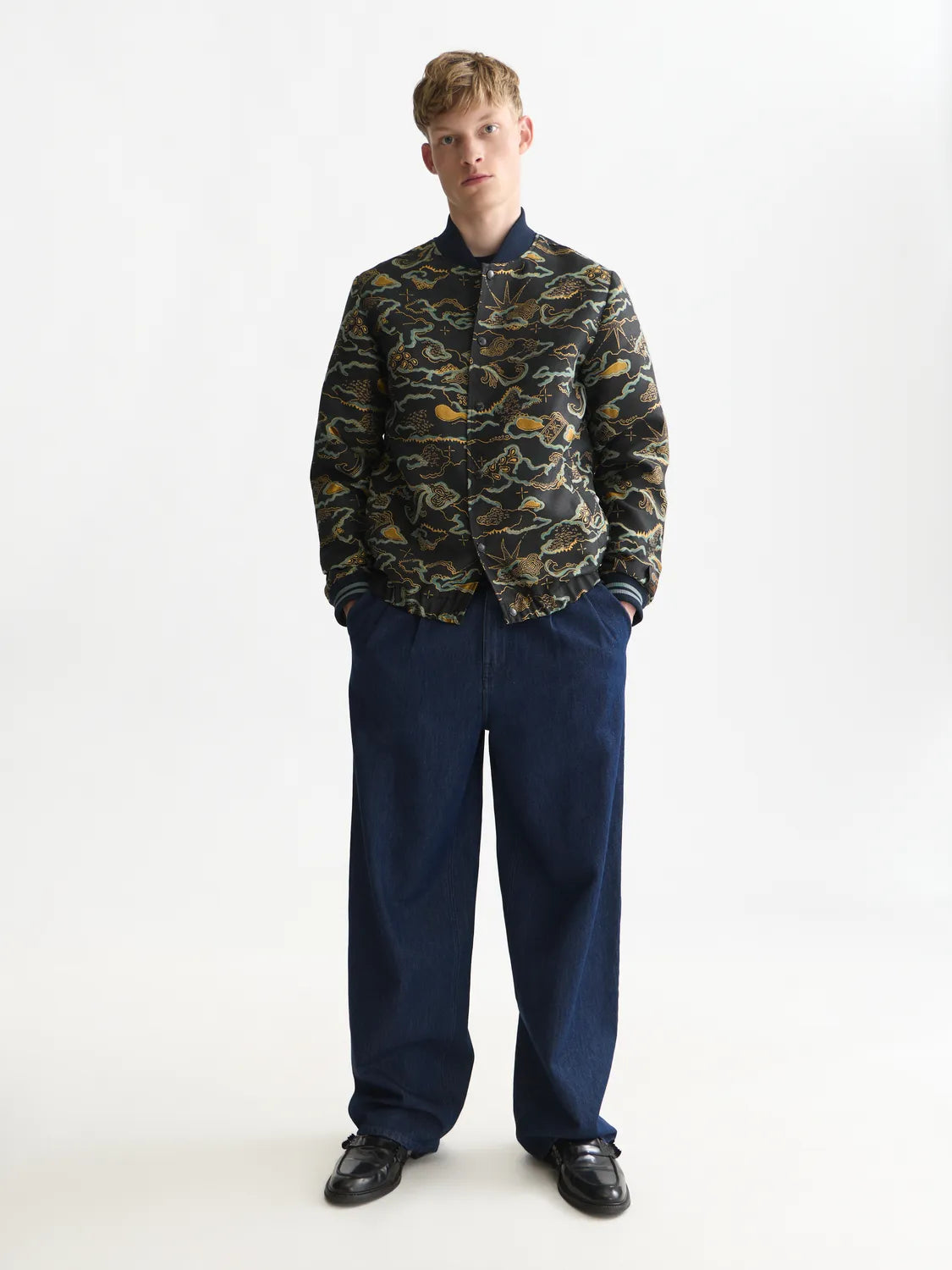 Festive Jacquard Blouson