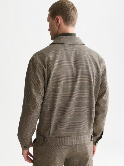 Tailored Checked Blouson