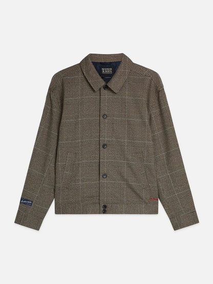 Tailored Checked Blouson