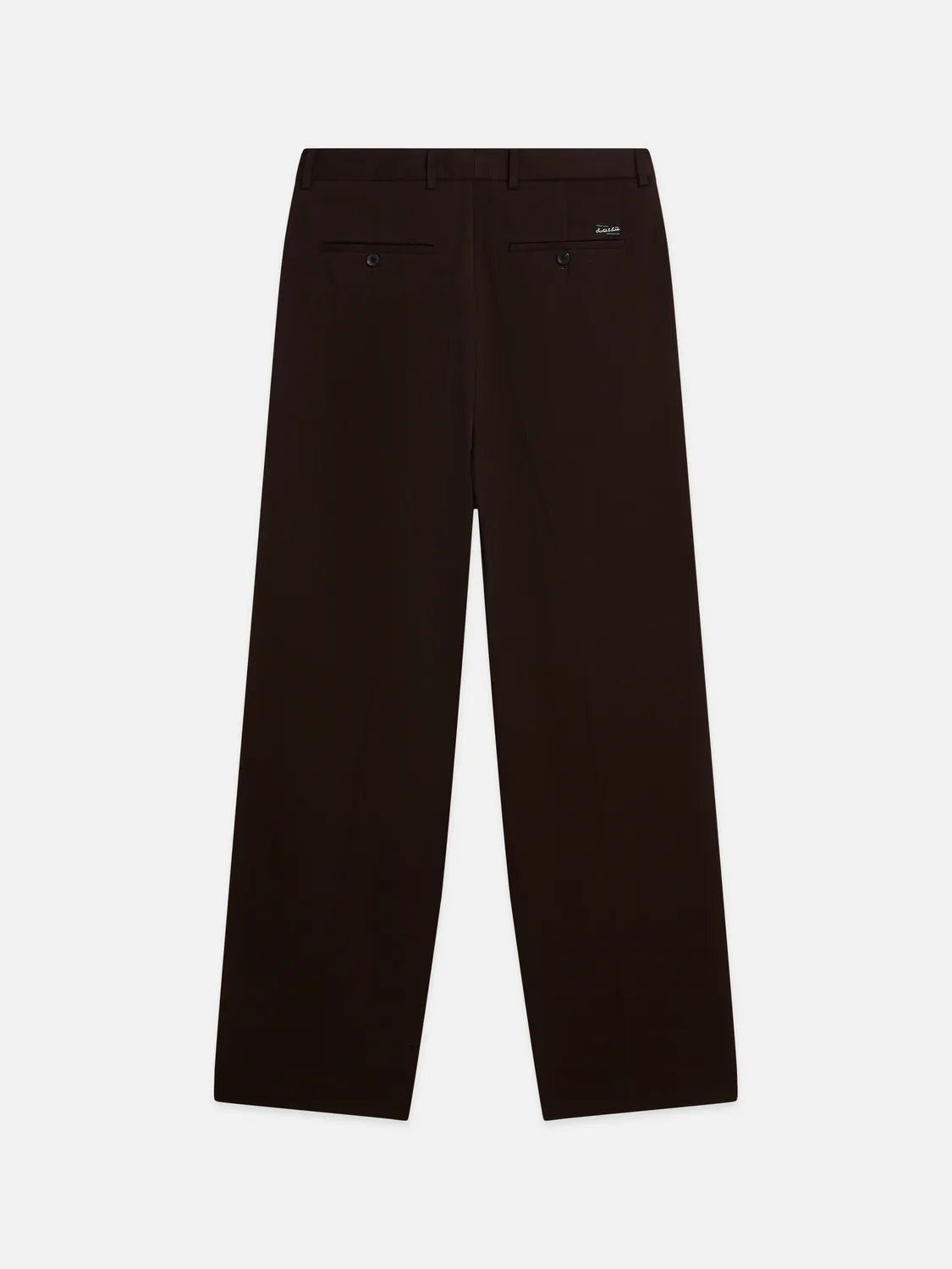 Pleated Wool-Blend Relaxed Straight-Fit Chino