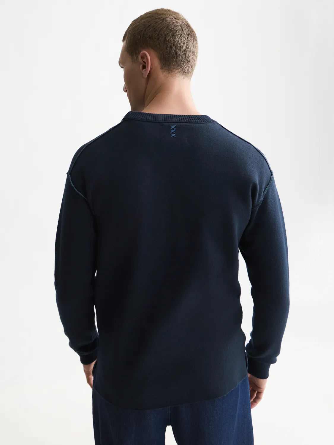 Double Face Merino-Blend Relaxed-Fit Pullover