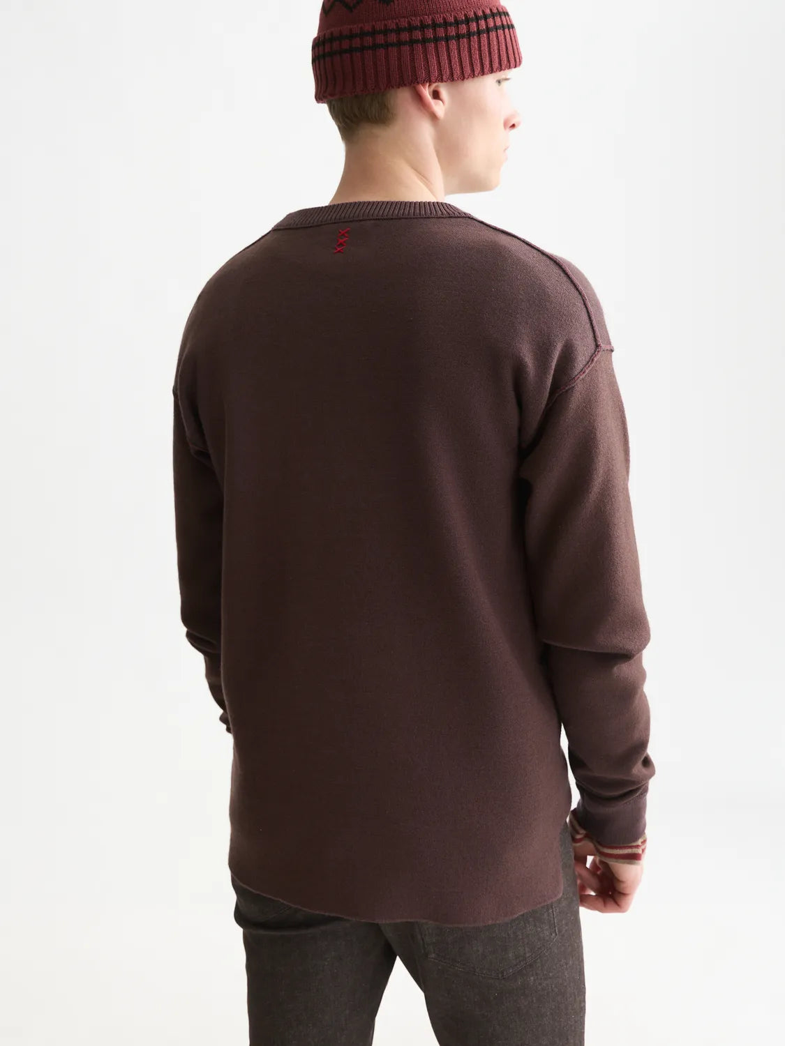Double Face Merino-Blend Relaxed-Fit Pullover