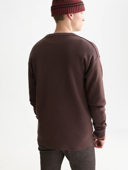 Double Face Merino-Blend Relaxed-Fit Pullover