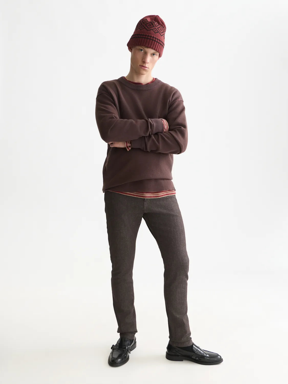 Double Face Merino-Blend Relaxed-Fit Pullover