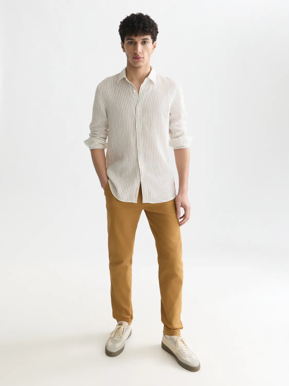 Striped Linen Regular-Fit Shirt