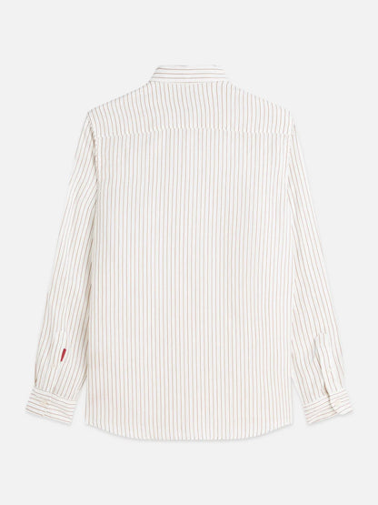 Striped Linen Regular-Fit Shirt