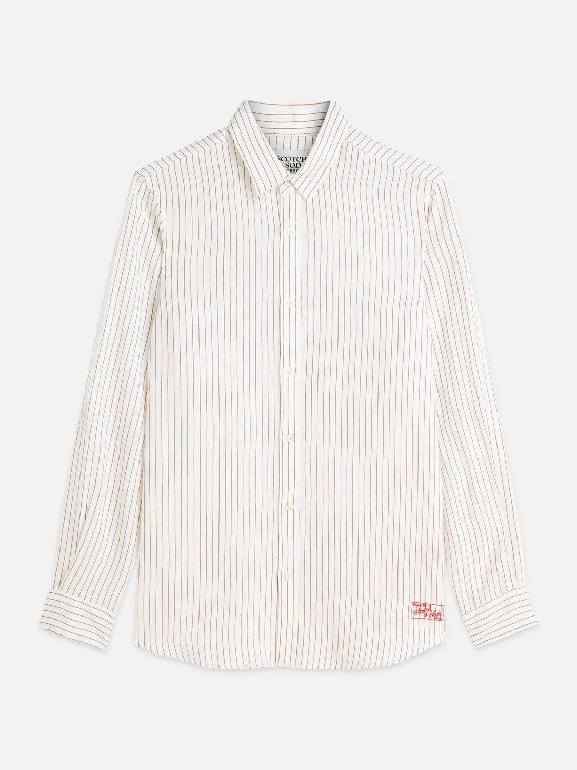 Striped Linen Regular-Fit Shirt