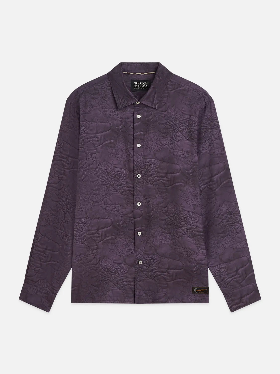 Printed Lyocell Relaxed-Fit Shirt