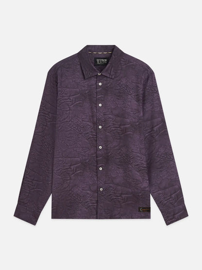 Printed Lyocell Relaxed-Fit Shirt