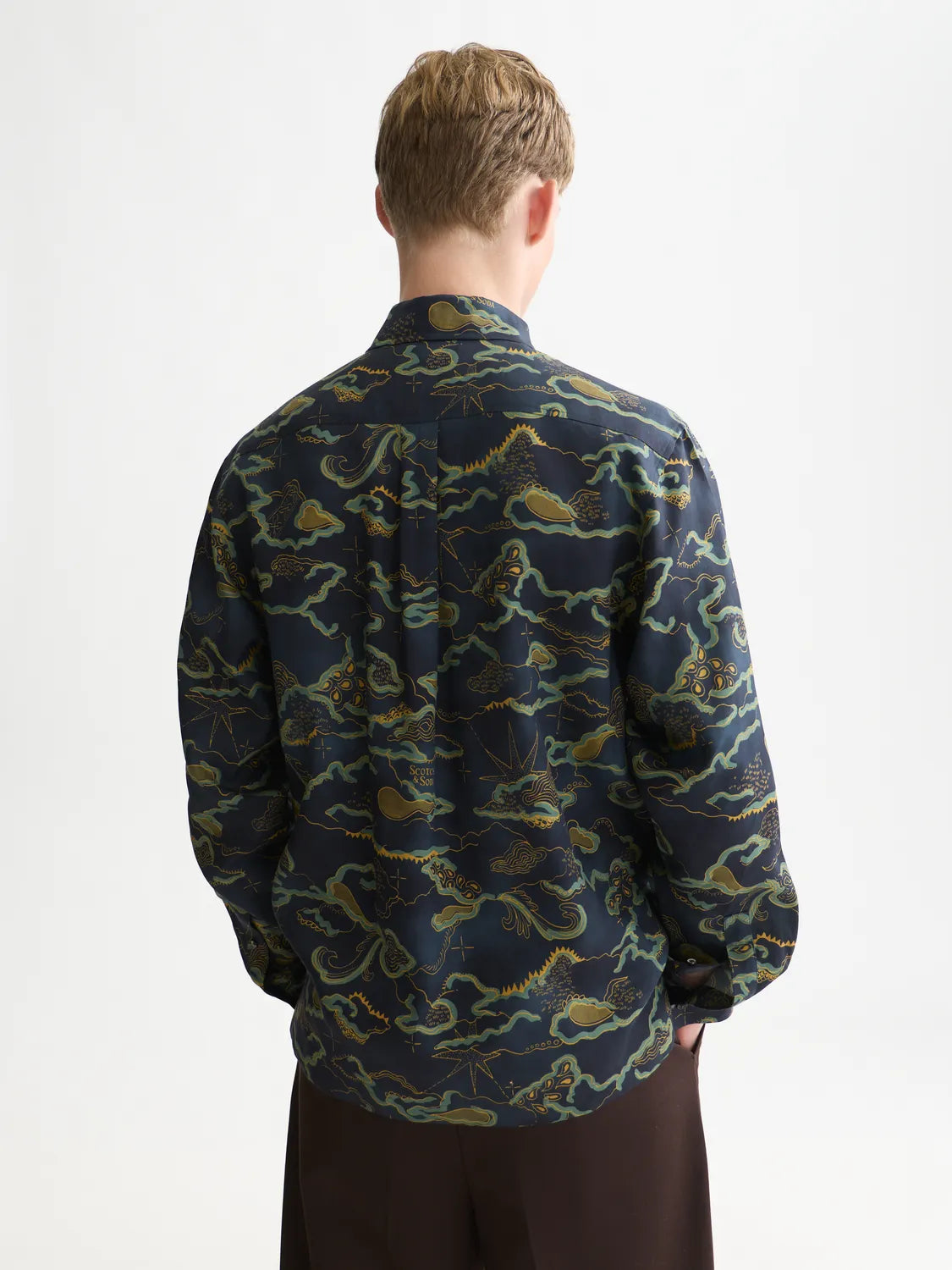 Printed Lyocell Relaxed-Fit Shirt