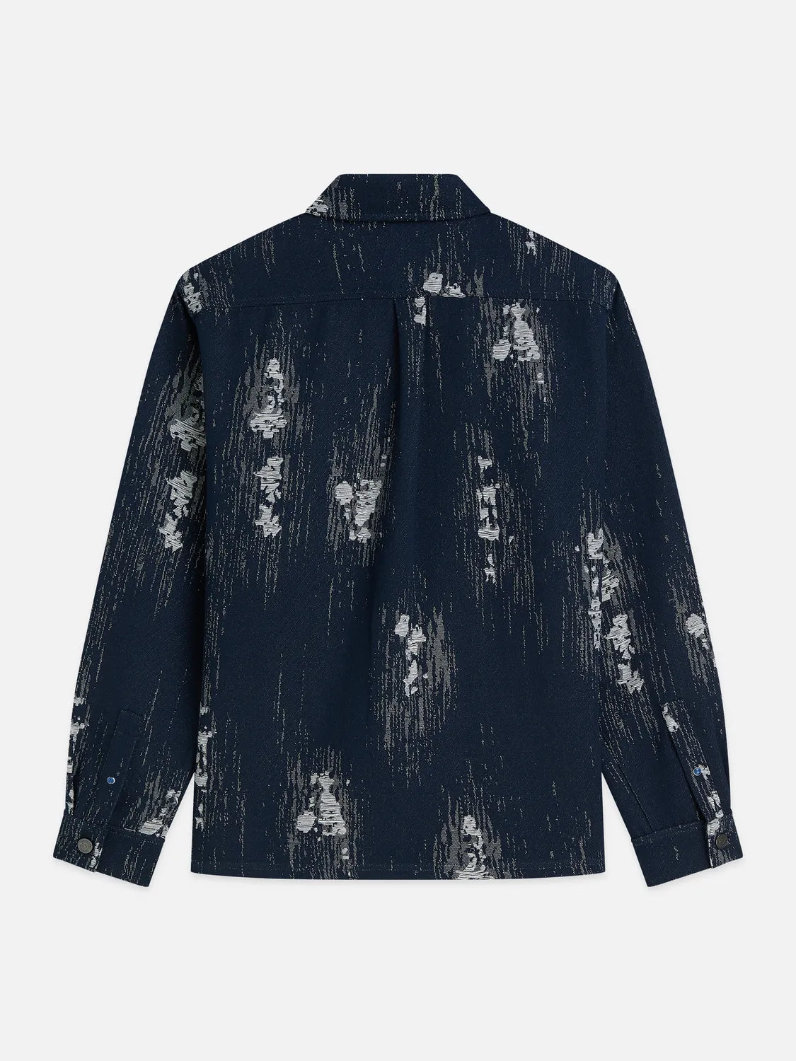 Jacquard Relaxed-Fit Overshirt