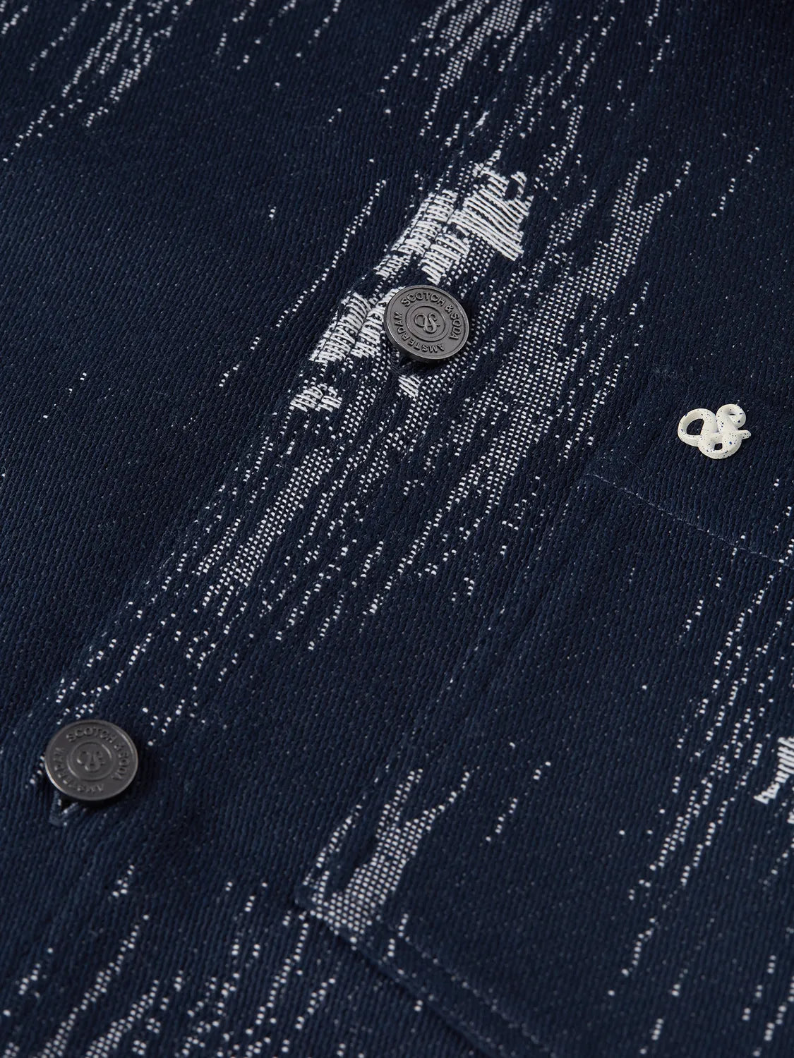 Jacquard Relaxed-Fit Overshirt