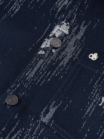 Jacquard Relaxed-Fit Overshirt