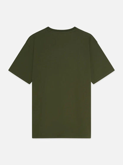 Embroidery Placed Artwork Loose-Fit T-Shirt