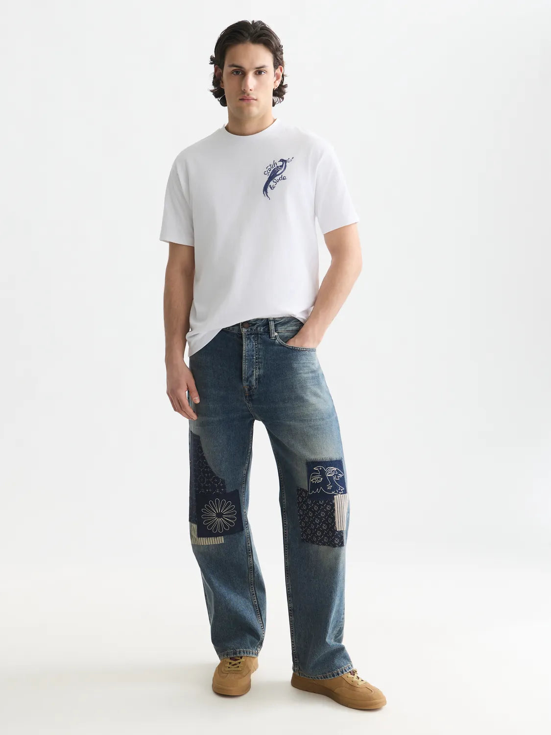 Scotch & Soda x Royal Delft Artwork Relaxed T-Shirt