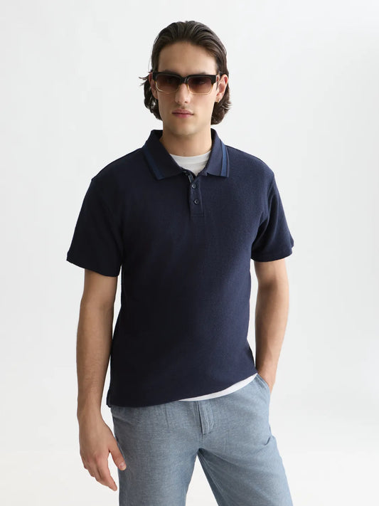 Structured Relaxed-Fit Polo