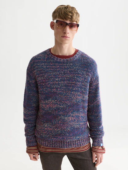 Hairy Multicolor Loose-Fit Pullover