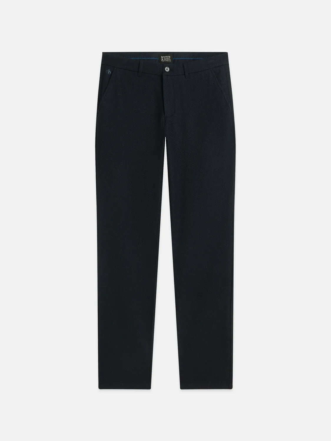 Stuart Mini Yarn-Dyed Cotton-Wool Blend Chino