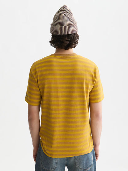 Jacquard Striped Relaxed-Fit T-Shirt